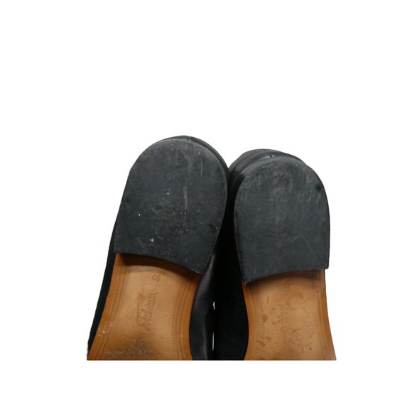 Sam Edelman Womens Shoes Black Loafers Size 10 Gold accent Lior - Picture 9 of 10